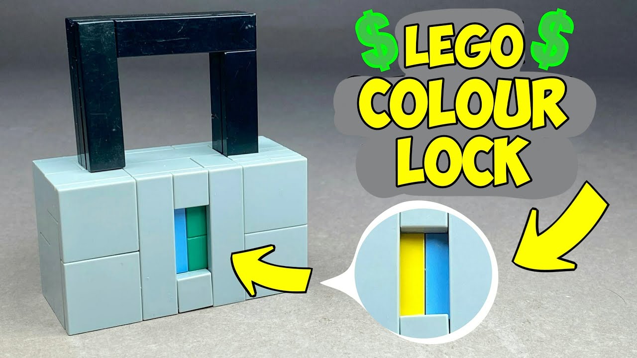 How to make a Lego Lock with Color Combination
