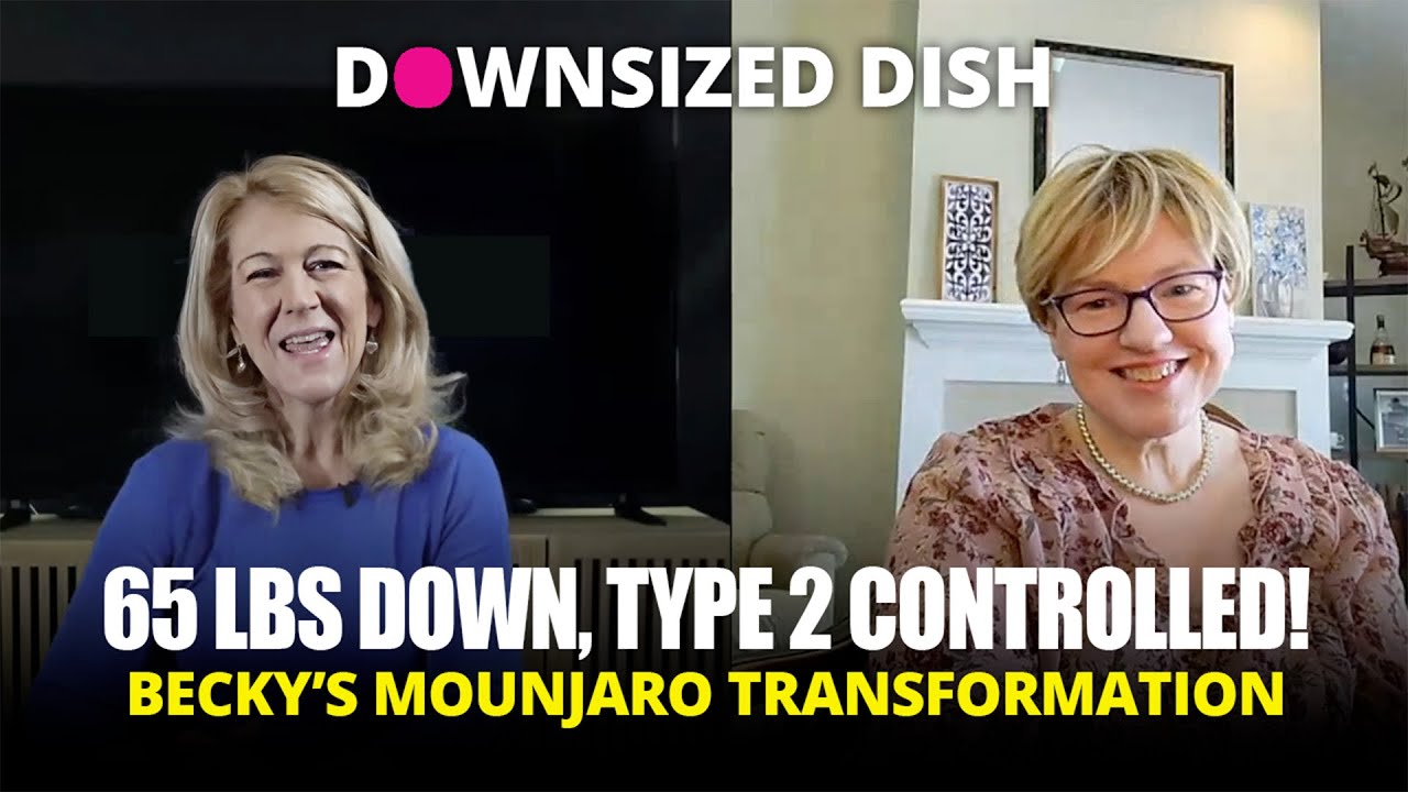 65 lbs Down, Type 2 Controlled: Becky’s Mounjaro Transformation