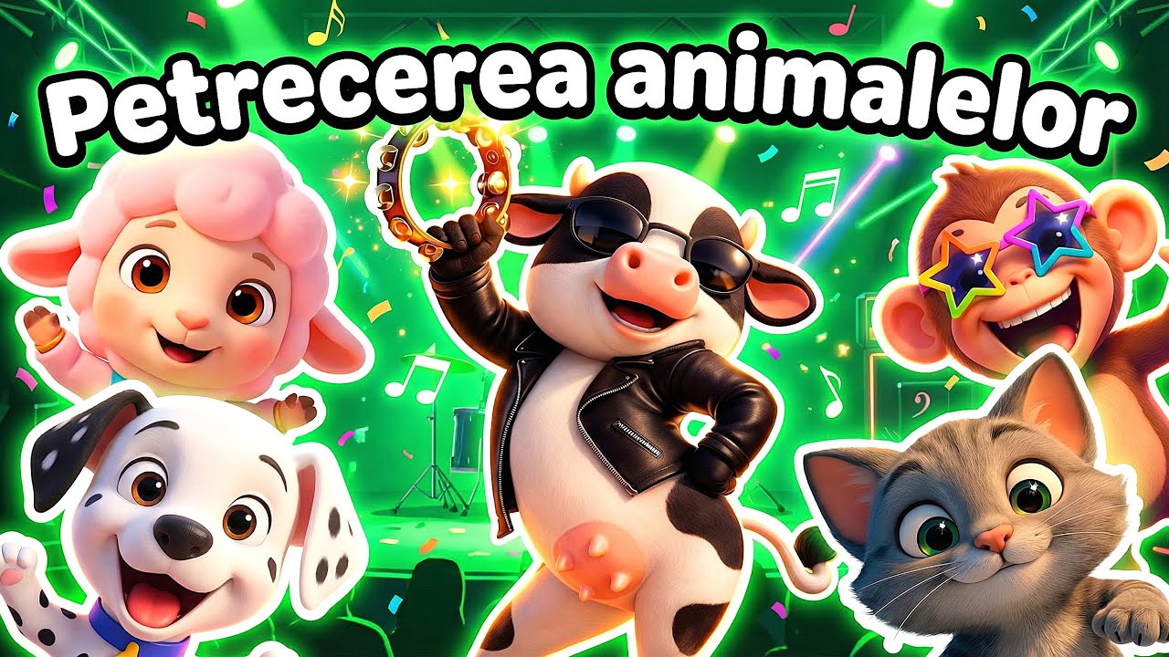 MIX COLAJ SUPER DISTRACTIV pentru Copii de Grădiniță😍🎶 | Petrecerea Animalelor – Top Cântece