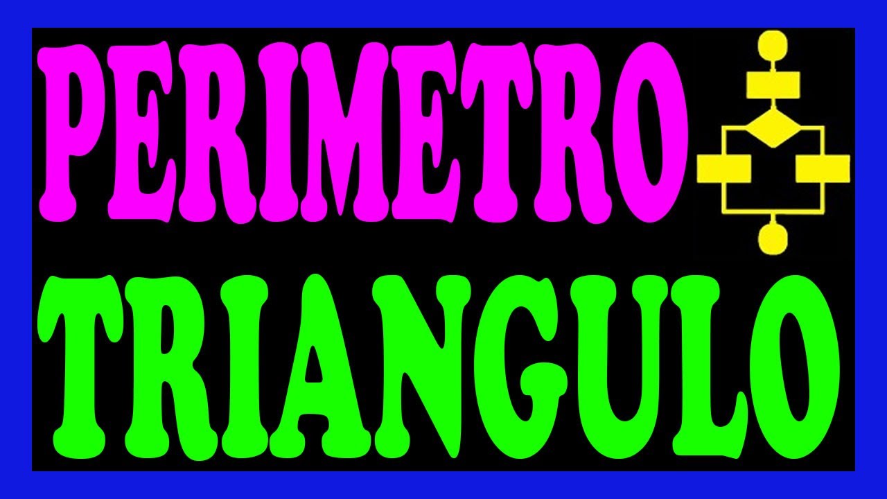 Diagrama de flujo perimetro de un triangulo