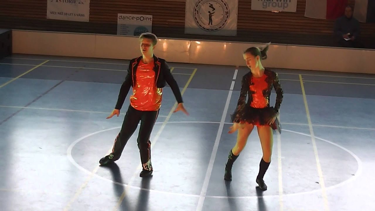 Du&scaron;an VALENTA Kateřina ŽAHOURKOV&Aacute;, fin&aacute;le ž&aacute;ci