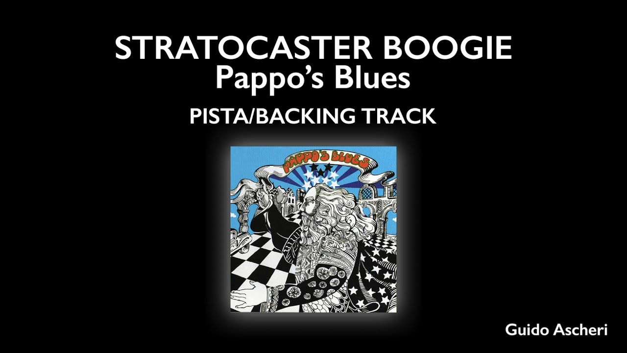 Stratocaster Boogie - Pappo's Blues (Pista/Backing track)