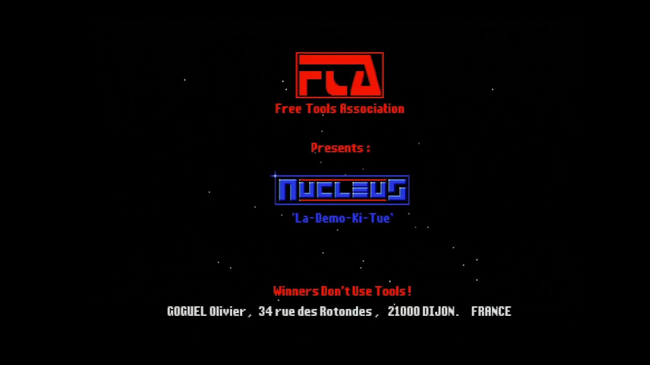 Nucleus by FTA (1989) - Apple IIgs - Demo (4K, RGB, real hardware)