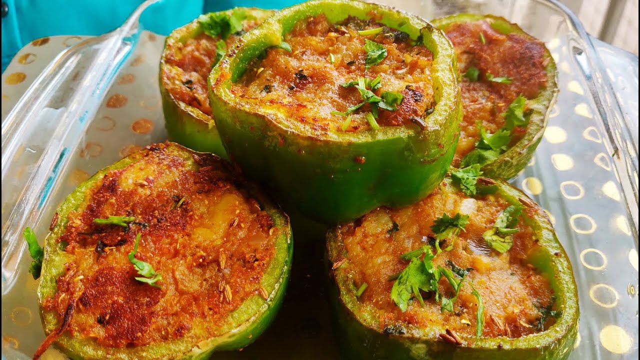 शिमला मिर्च की ऐसी जबरदस्त रेसिपी के आप अकेले ही सारी सब्जी खालेंगे | Bharwa-stuffed Shimla Mirch
