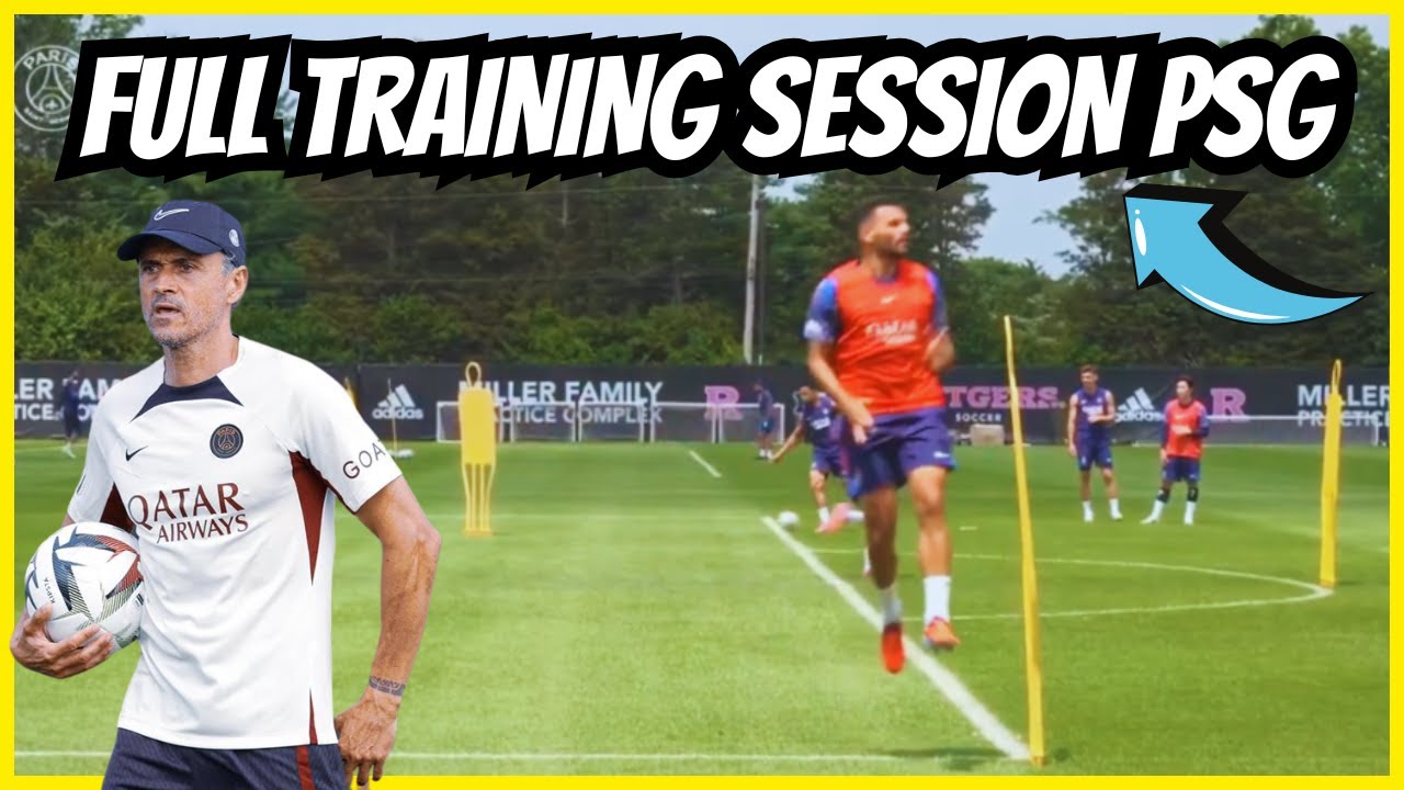Full Training Session PSG by Luis Enrique
