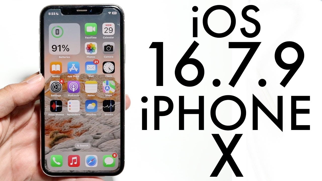 iOS 16.7.9 на iPhone X! (Обзор)