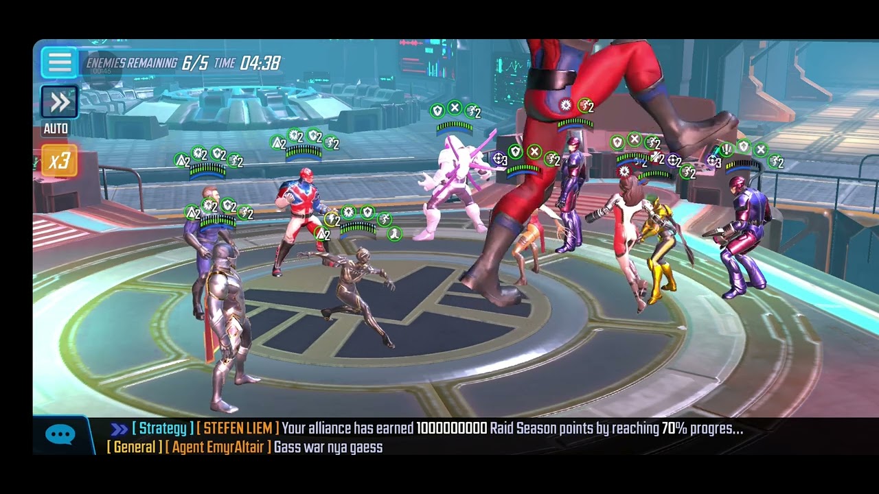 MSF WAR COUNTER MEDBAY ILLUMINATI VS ORCHIS #marvelstrikeforce #msf #gameplay #msfwar