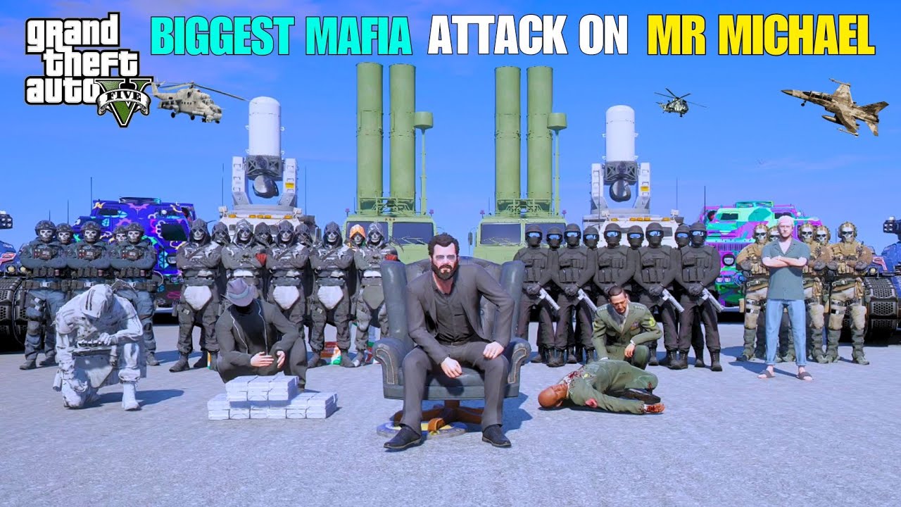 BIGGEST MAFIA ATTACK ON MR MICHAEL !! GTA5 CINEMATIC GAMEPLAY @Tecnogamerz