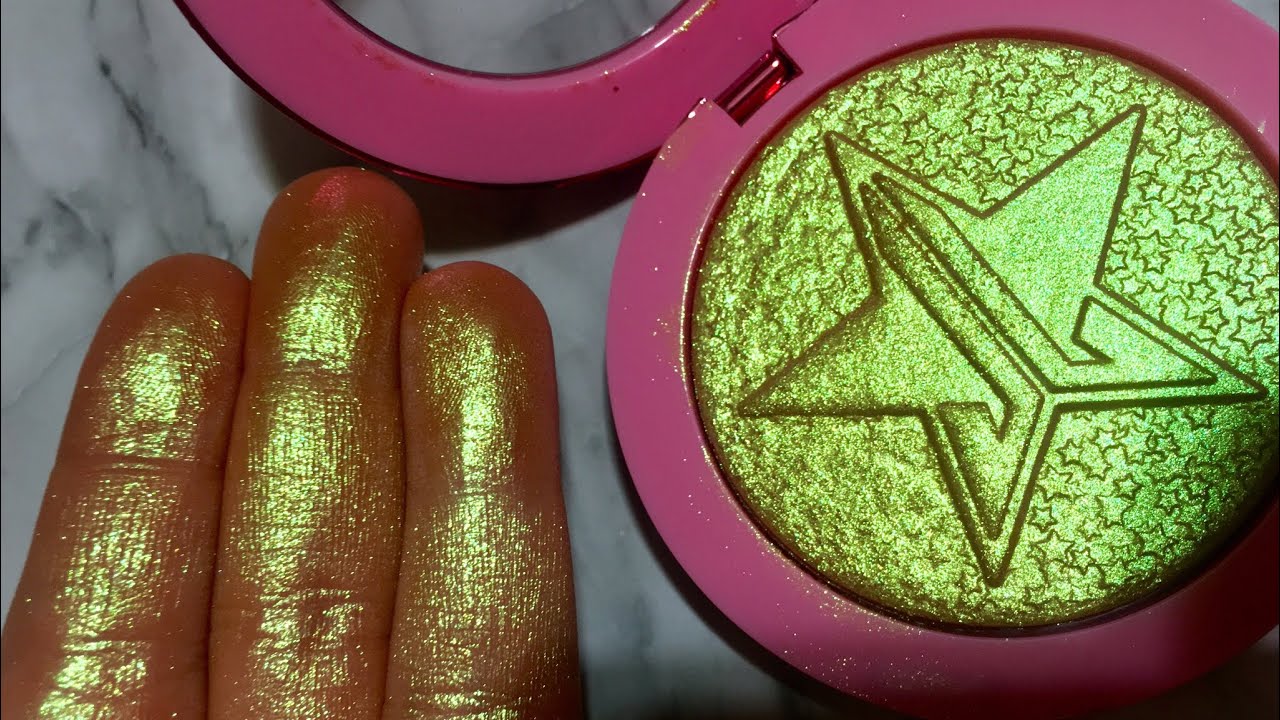 JEFFREE STAR SUPREME FROST HIGHLIGHTER SWATCHES ON PALE SKIN | Money Honey, Hypothermia