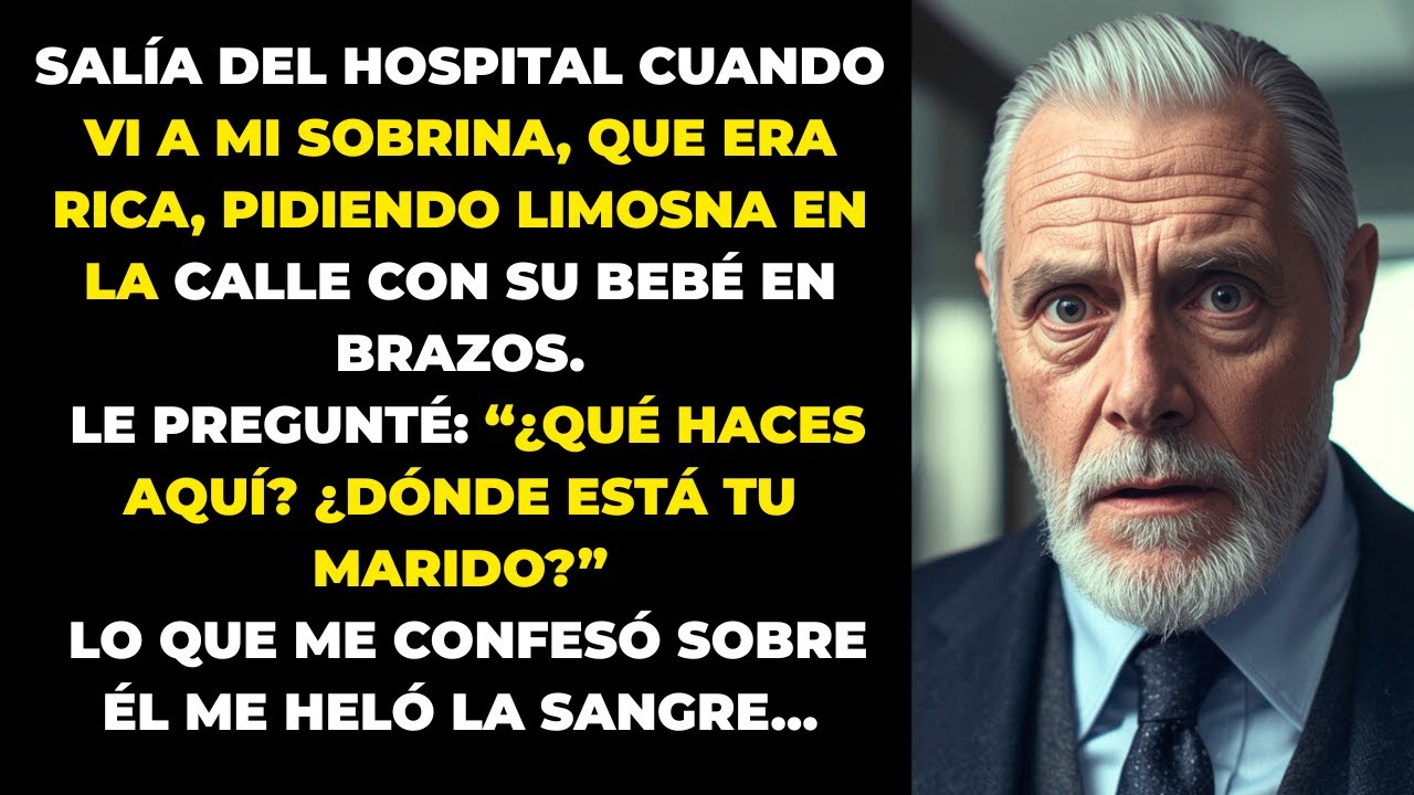 Vi a mi sobrina, que era rica, mendingando en la calle con su bebé… Lo que me confesó sobre su mar..