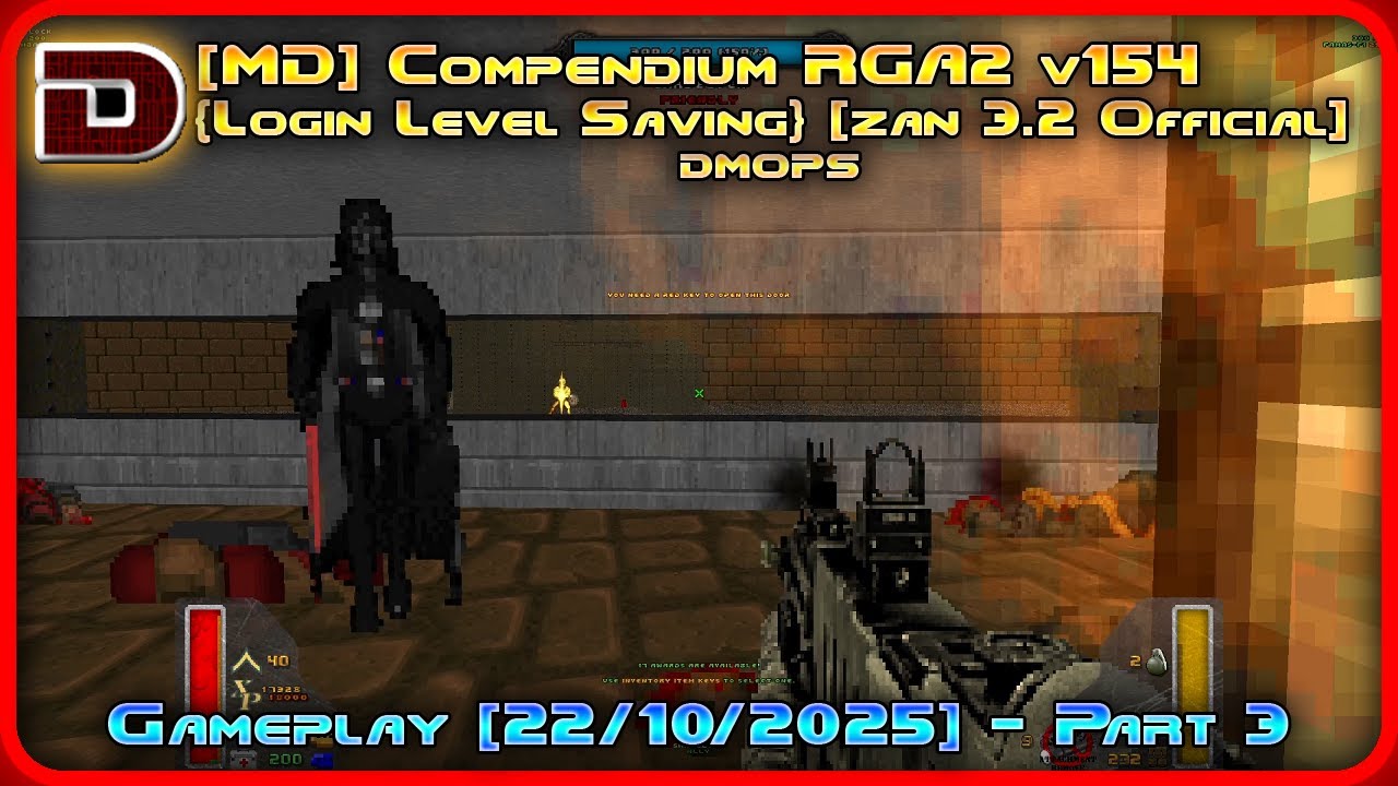 Compendium RGA2 v154{Log Lvl Sav}[zan 3.2 Official](dmops) - Zandronum Gameplay [22.10.2025]- Part 3
