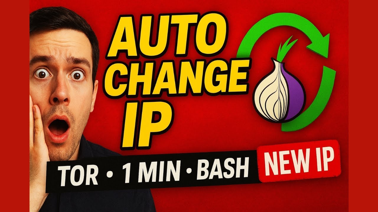 🚀 Auto Change IP Every Minute Using Tor on Linux 🔄 Full Tutorial