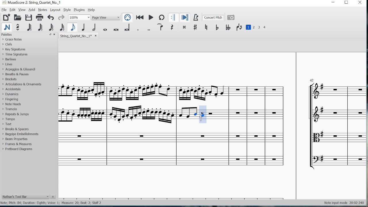 How to compose #3 String Quartet