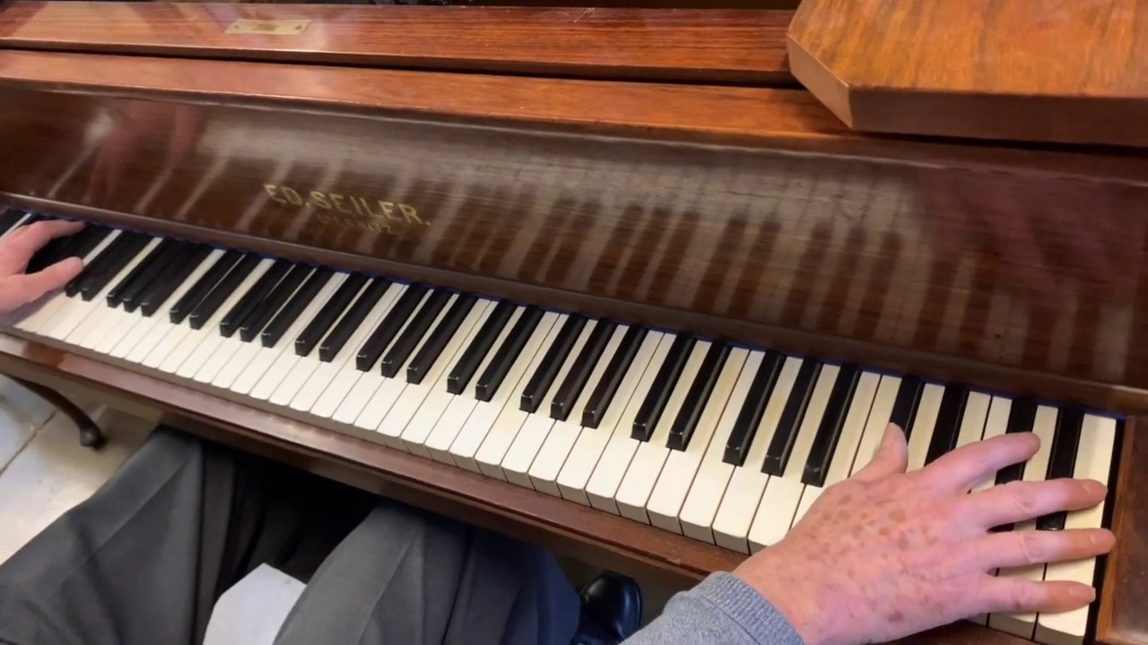After reconditioning of a Seiler grand piano 5ft 5in c1908 - 2 of 2 videos