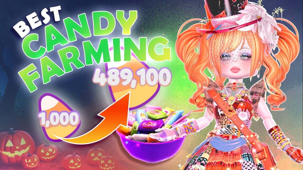 4,5K+ CANDIES In An HOUR?! BEST 2025 ROYALE HIGH Candy Farming Routine 🎃
