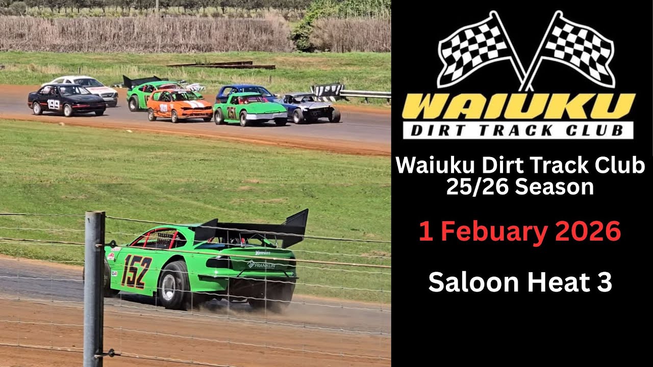 Saloon Heat 3 - Waiuku Dirt Track Club 1/2/2026