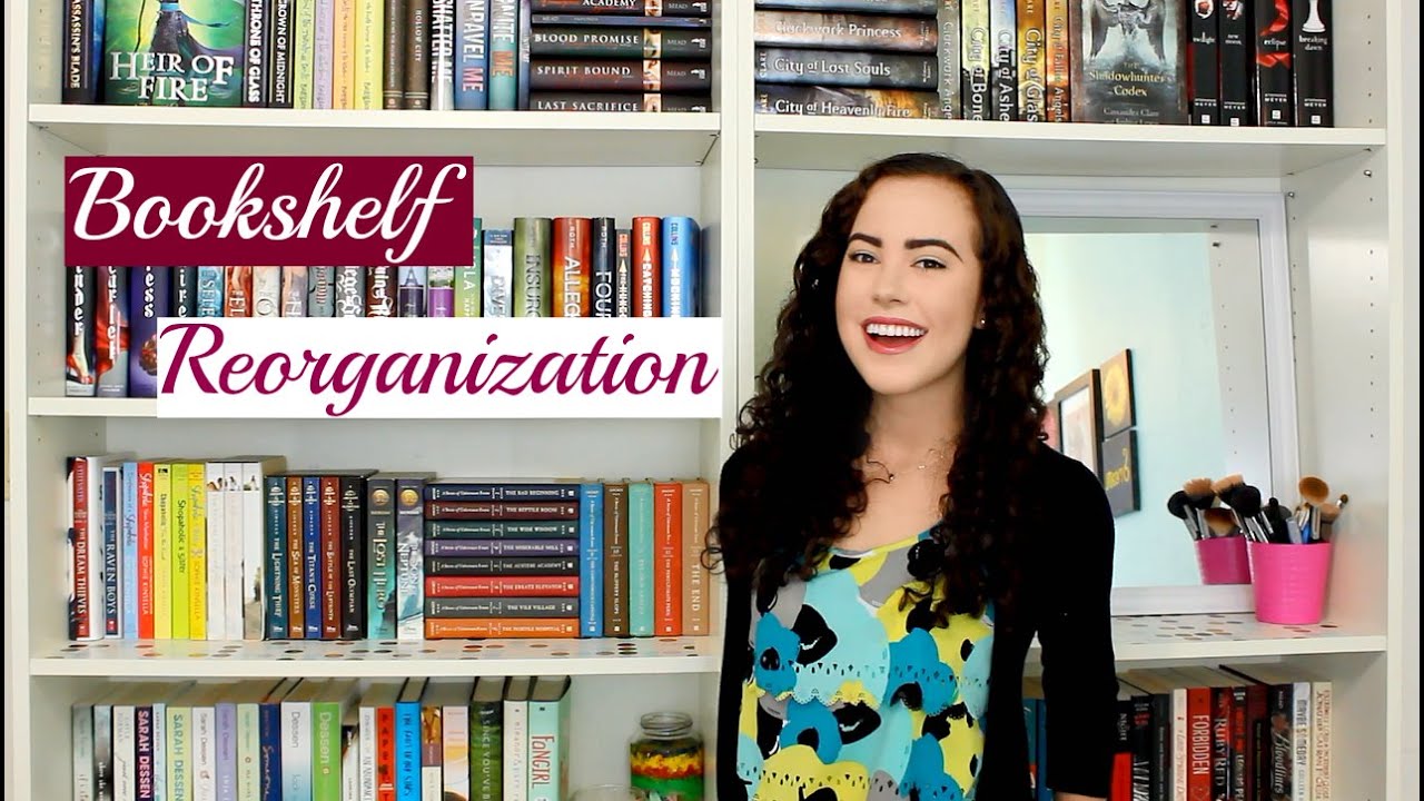 REORGANIZING MY BOOKSHELVES