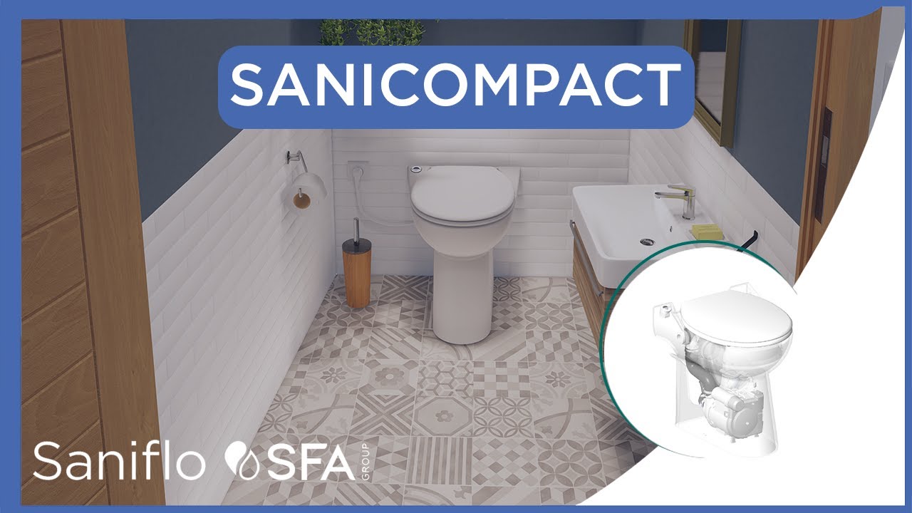 Sanicompact - Macerator toilet suite