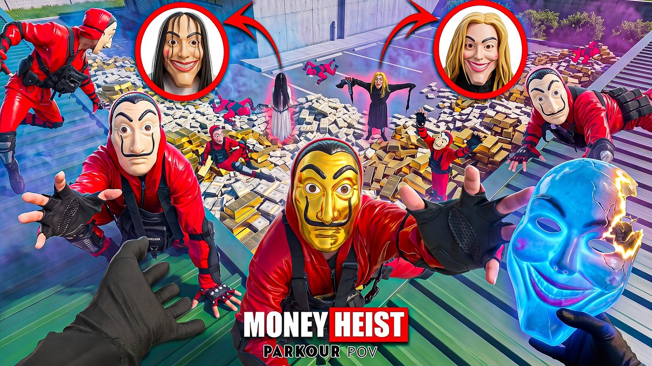 THE ULTIMATE REVENGE &ndash; ESCAPE SMILING WOMEN AND DEFEAT THE MONEY HEIST TEAM | Chase Pov Horror Film