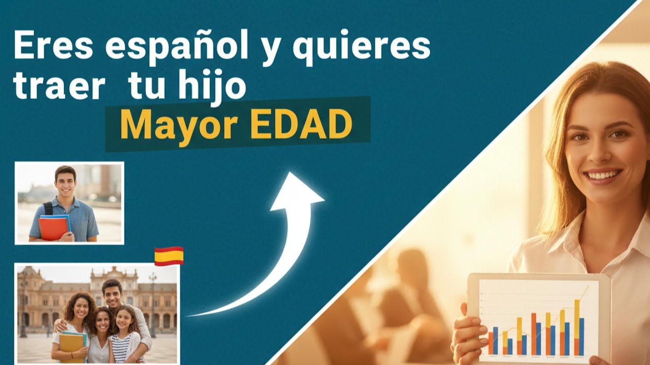 🇪🇸👨‍👧‍👦 Soy Español, ¿Puedo Traer a mi Hijo Mayor de Edad?