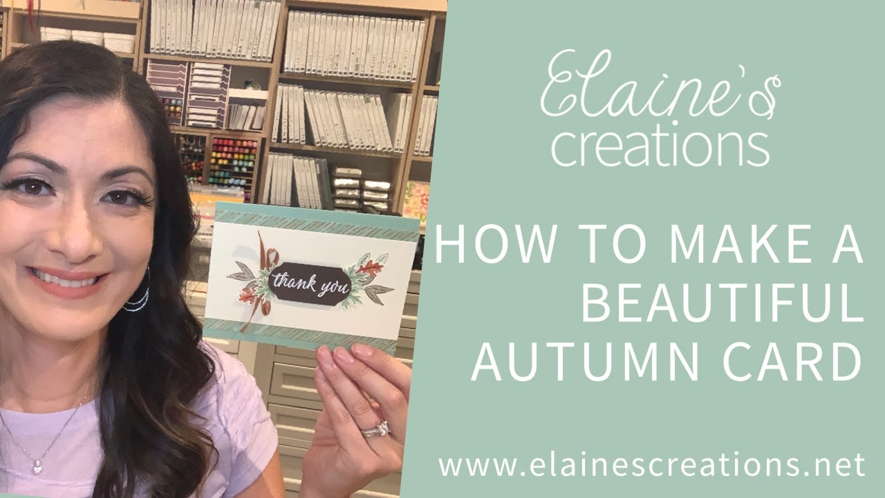 How to Make a Beautiful Autumn Card! Sweet Stampin'