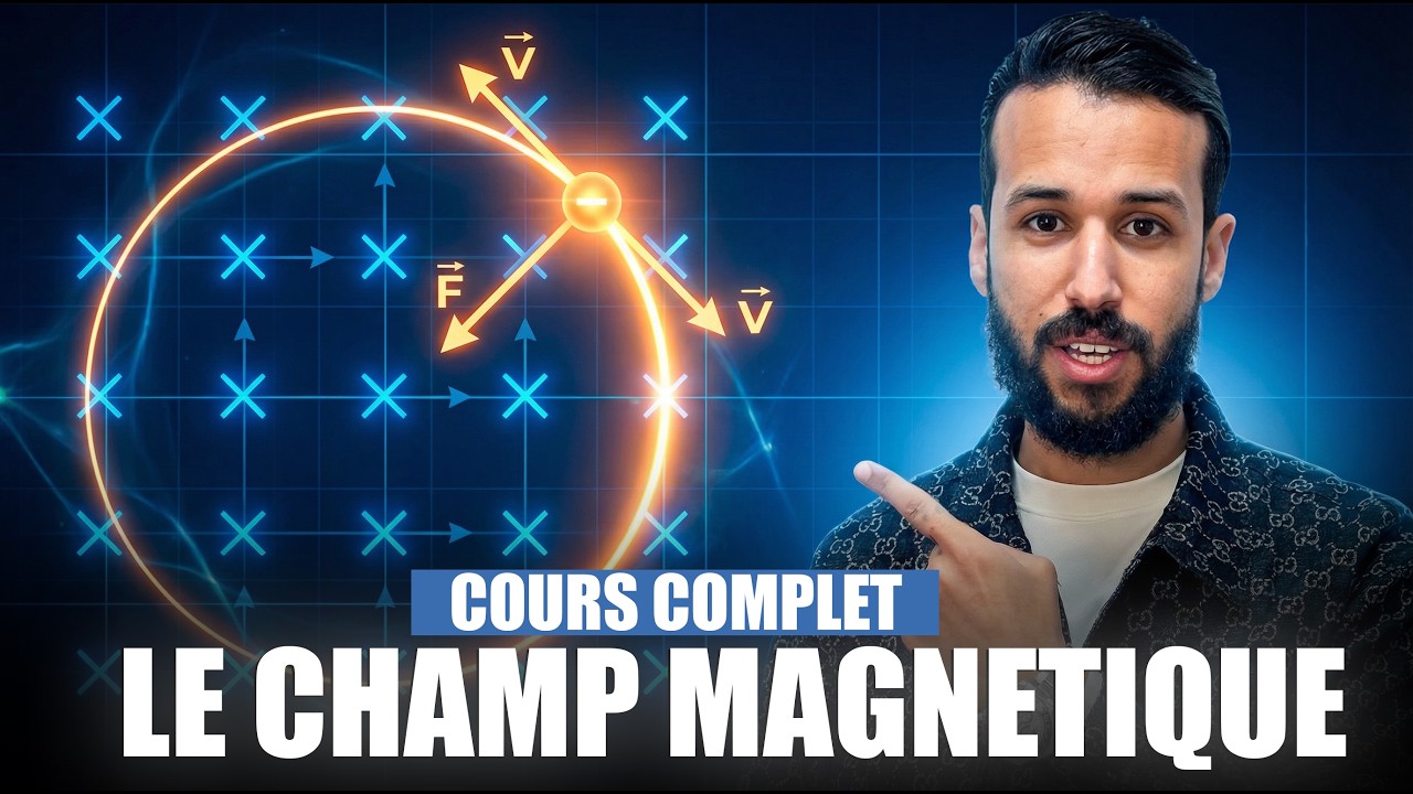 mouvement d'une particule chargée dans un champ magnétique uniforme - 2BAC Biof