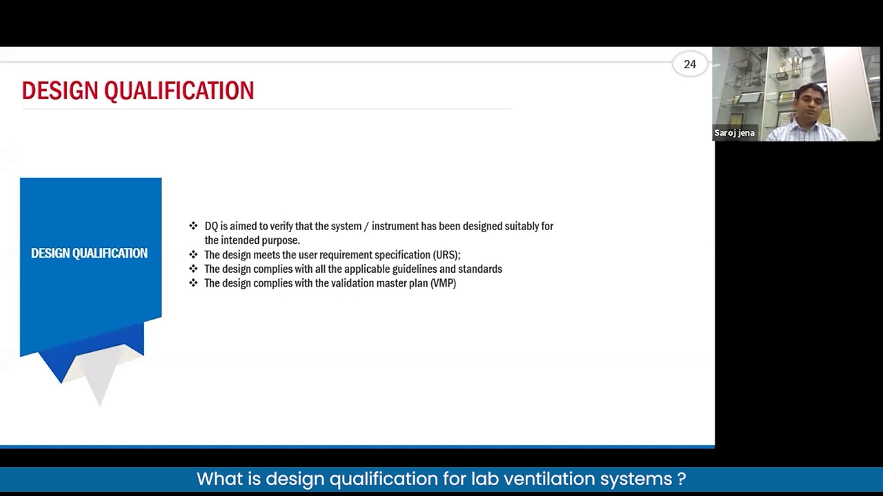 What is design qualification for lab ventilation systems?