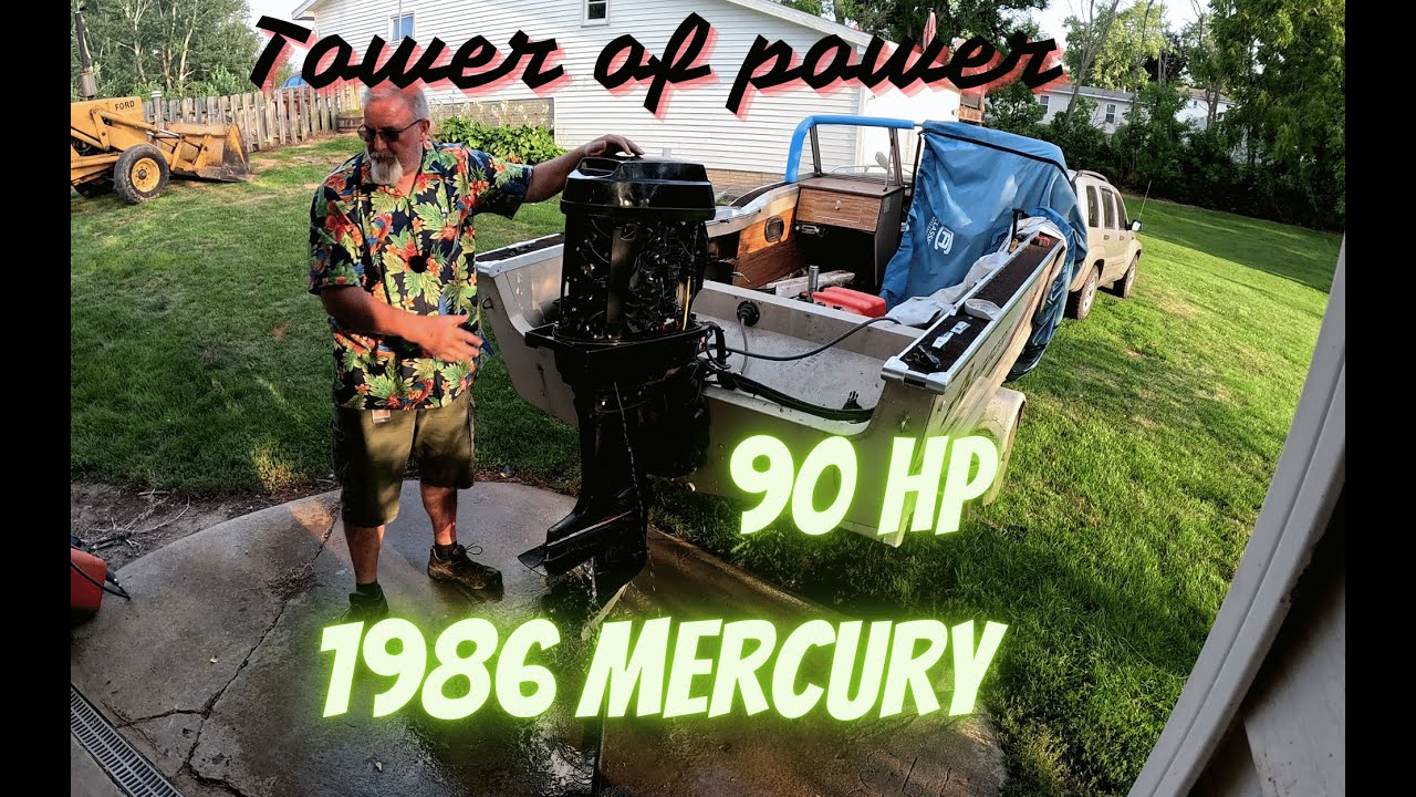 1986 Mercury 90hp Tower of Power is coming right along Part 3