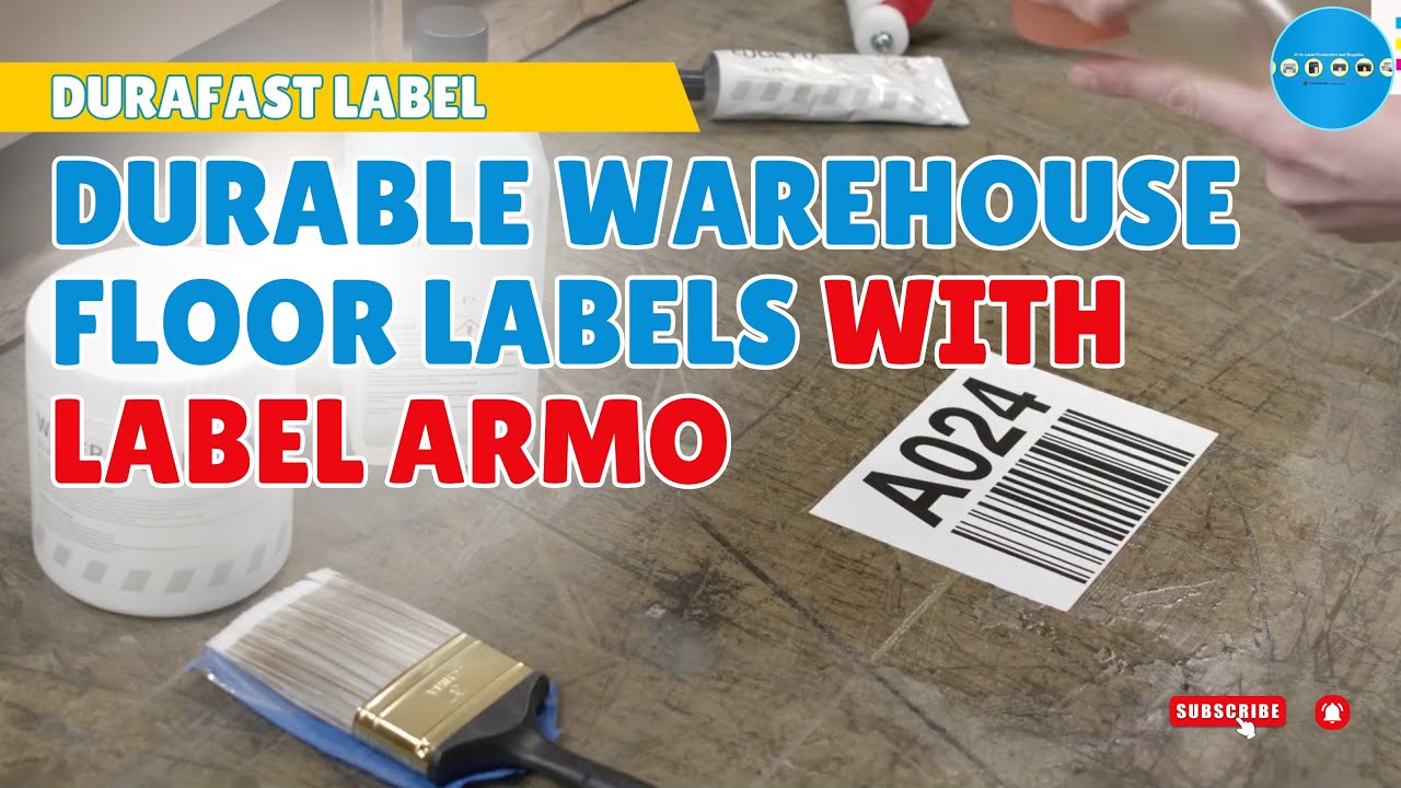 How to Apply Durable Warehouse Floor Labels with Label Armor – DuraFast Labeling Solution