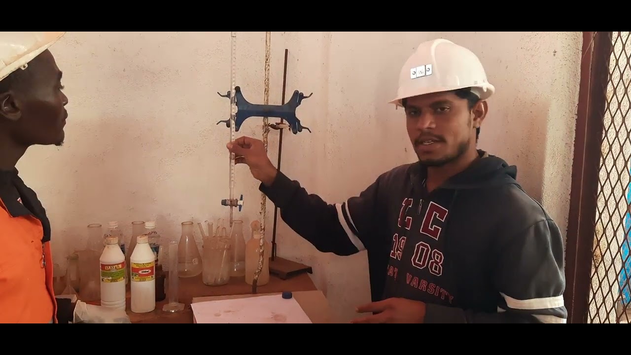 #Cyanide(NaCn) strength testing #PH testing leaching solution #gold mining