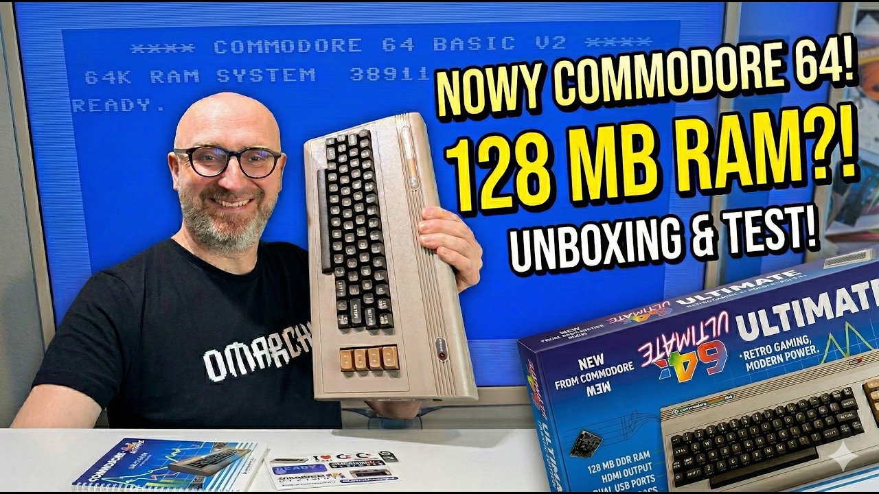 Kupiłem NOWEGO Commodore 64! 🕹️ Unboxing i Test Commodore 64 Ultimate