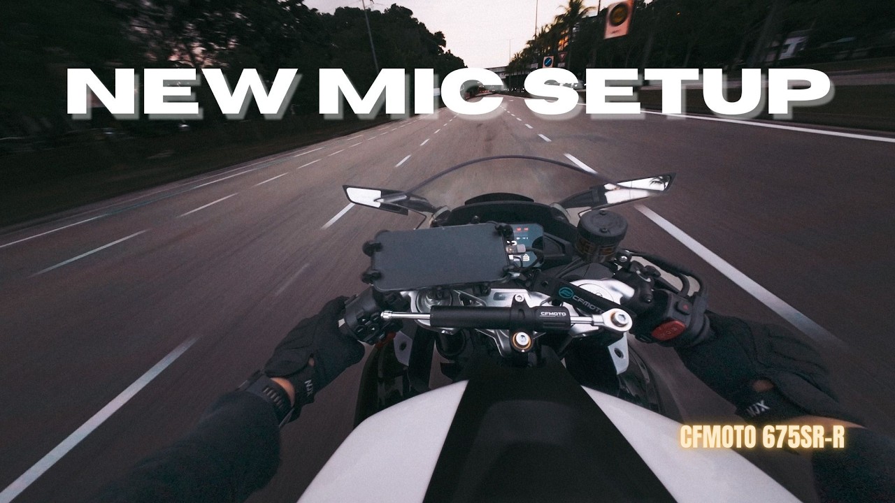 NEW MIC SETUP + YAPPING | CFMOTO 675SR-R | MALAYSIA
