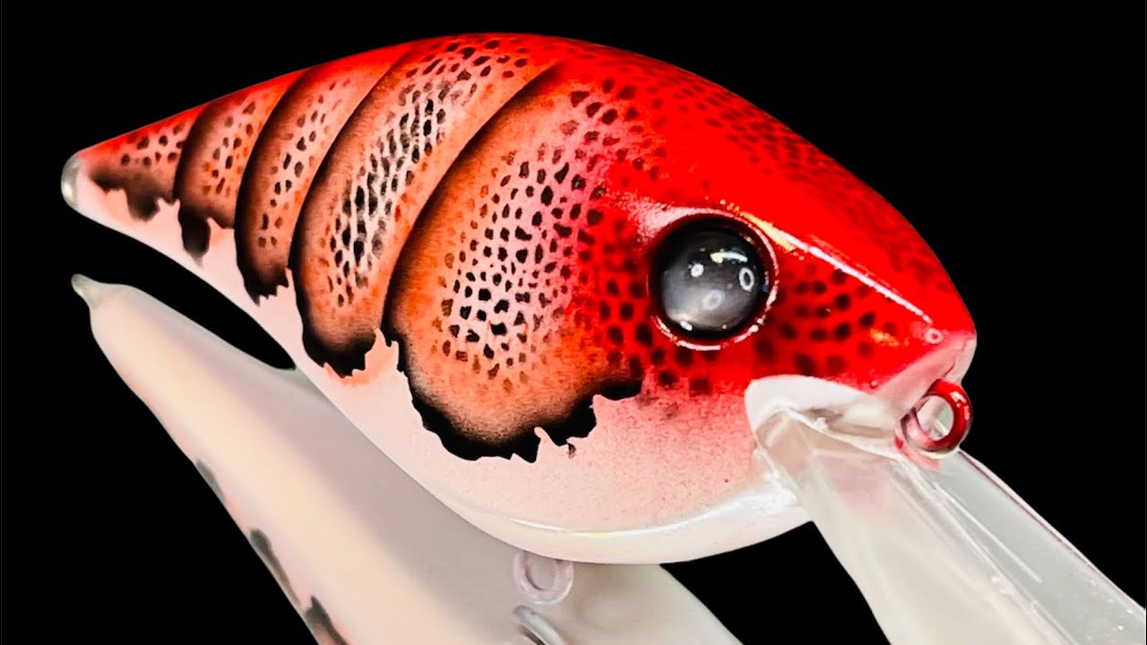 Lure Painting: New Insane Custom Stencils Tape Craw!!!! Blood Craw