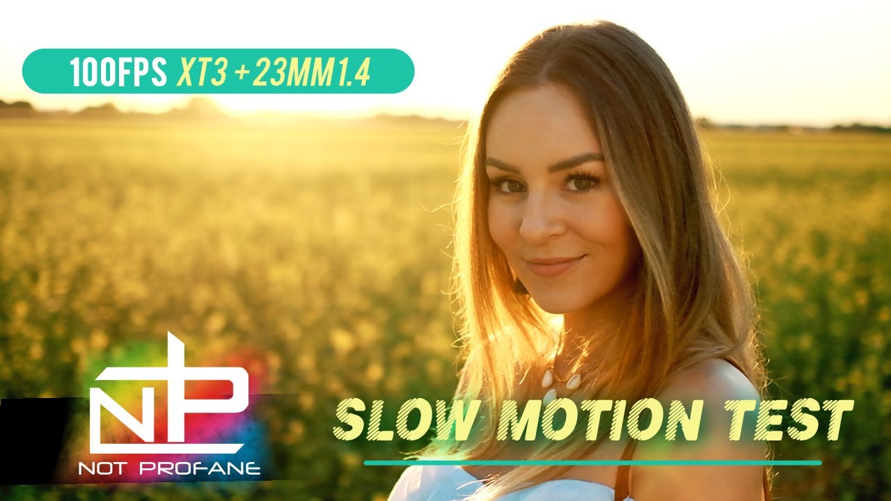 Fuji XT3 Slow Motion - 100fps (Fujifilm 23mm f1.4 | HLG Test Footage 120fps)