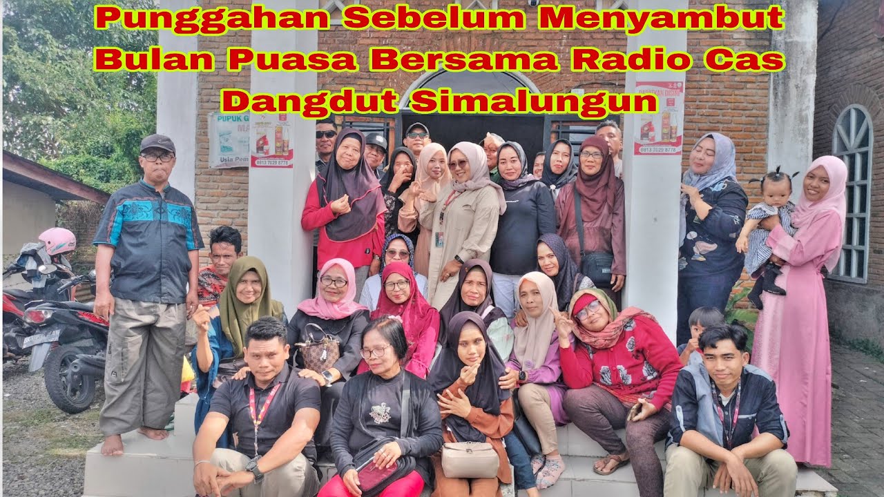 Punggahan Sebelum Menyambut Bulan Puasa Bersama Radio Cas Dangdut Simslungun #Vlogerry