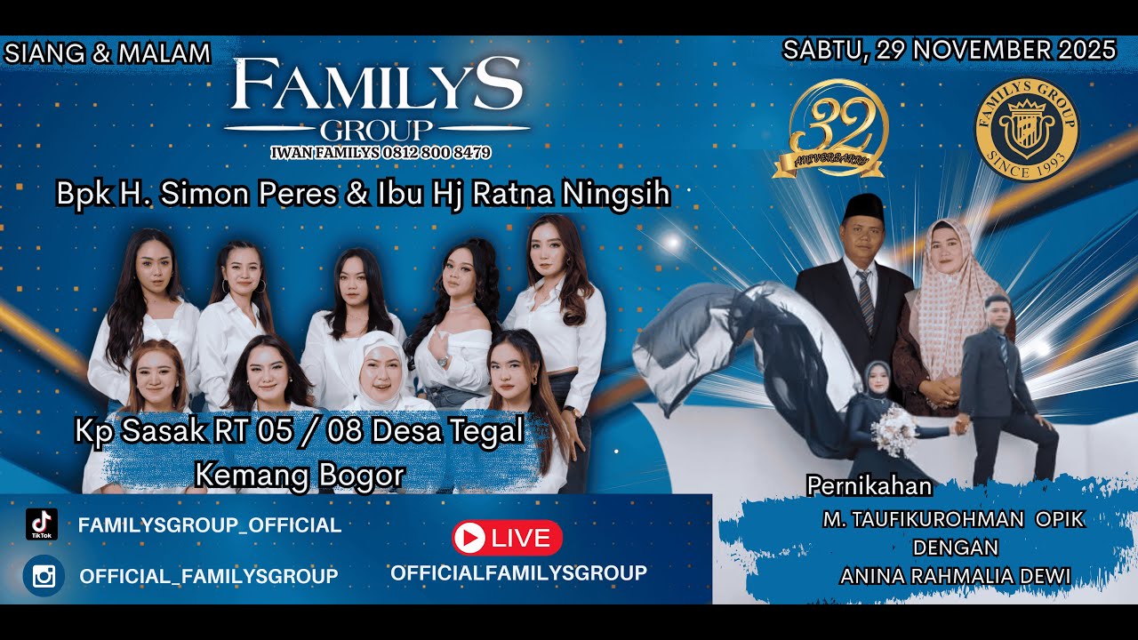 Live Familys Group Edisi Kp Sasak Desa Tegal Bogor | Sabtu 29 November 2025 | MALAM