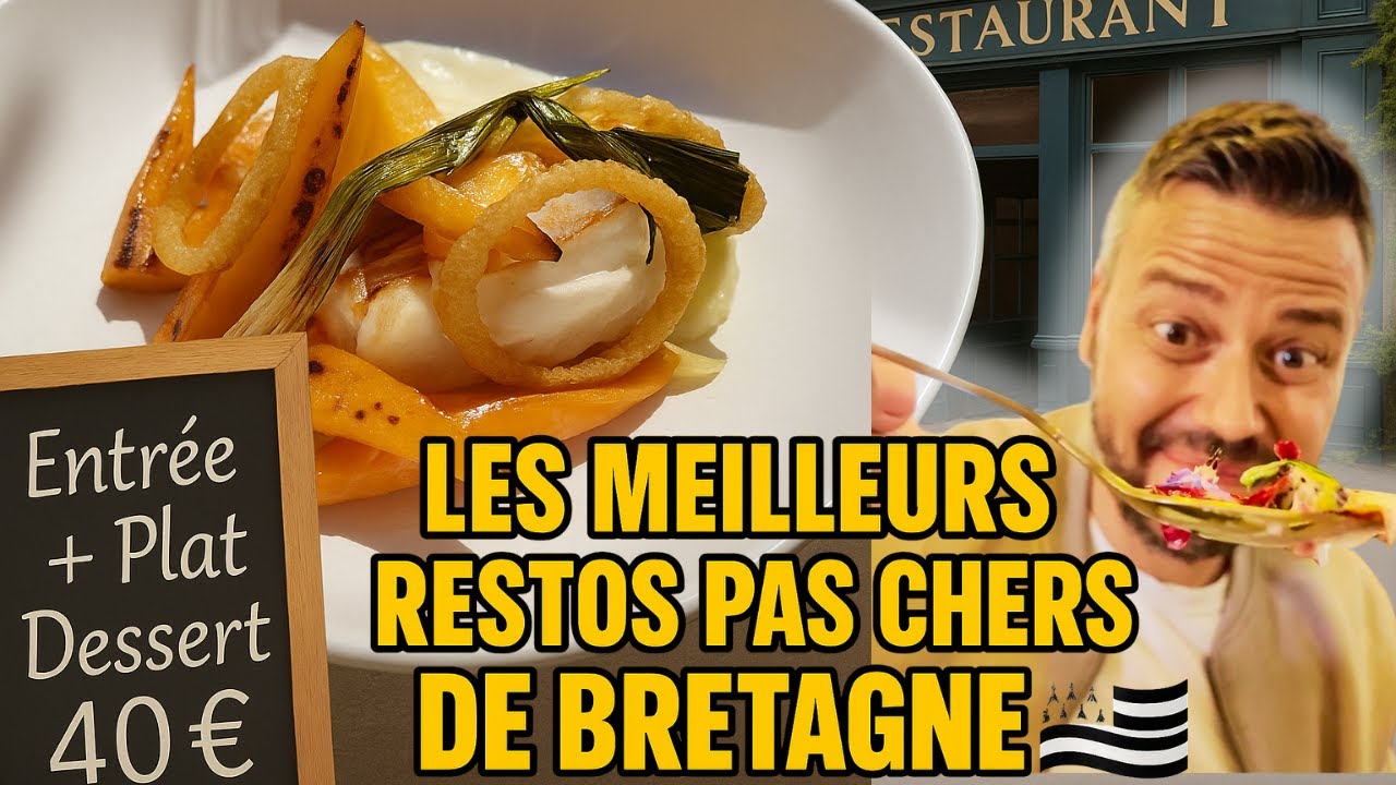 Les MEILLEURS RESTOS les MOINS CHERS de Bretagne 😱🍴