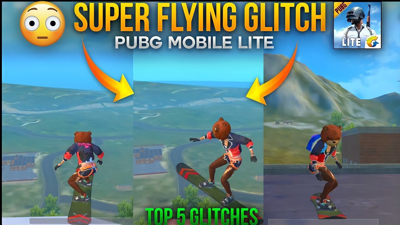 Pubg Lite Skateboard Stunt 🔥 Pubg Lite Tricks