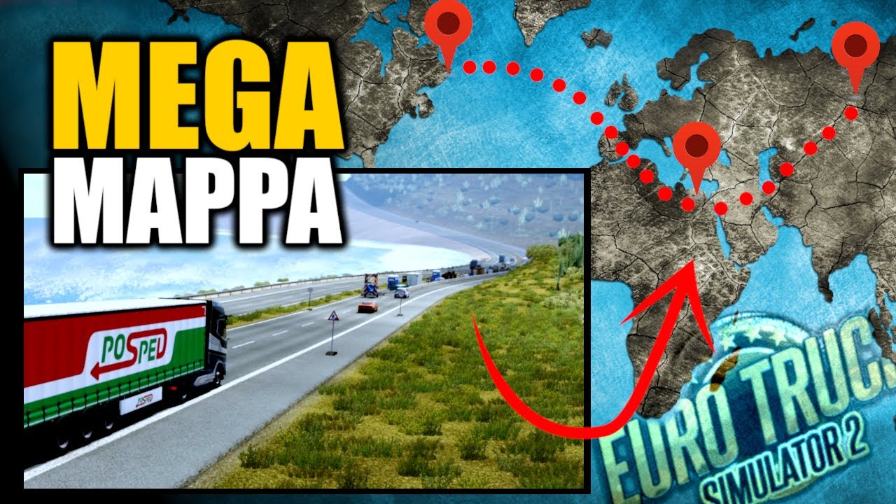 MAPPA del MONDO GIGANTE - Euro Truck Simulator 2