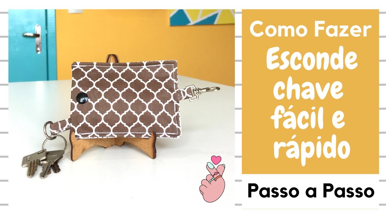 Como fazer Esconde chave fácil e rápido - Passo a Passo