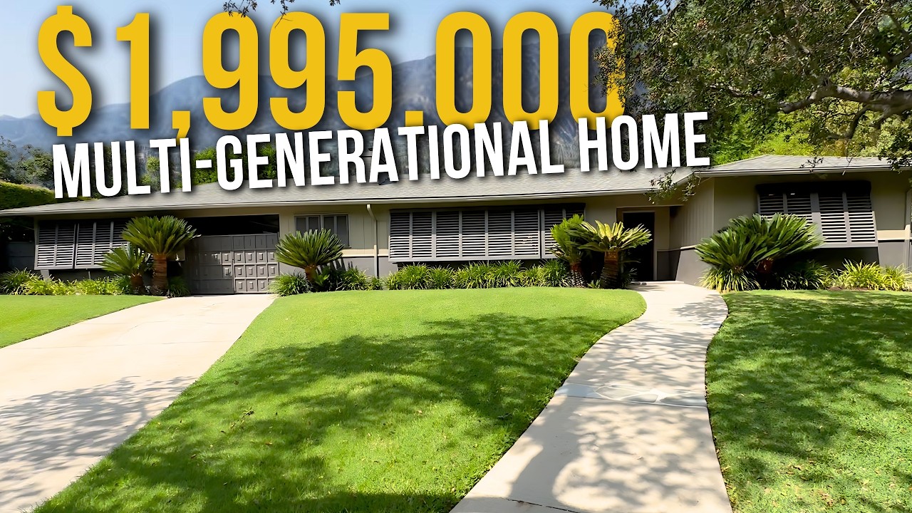 Multigenerational Home Tour in Pasadena California #homesforsale