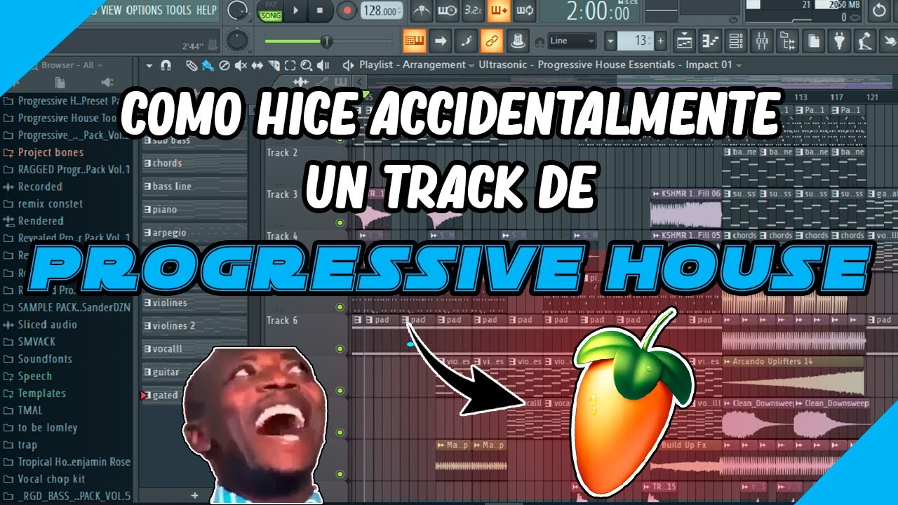 Como hice ACCIDENTALMENTE un track de PROGRESSIVE HOUSE / FL STUDIO