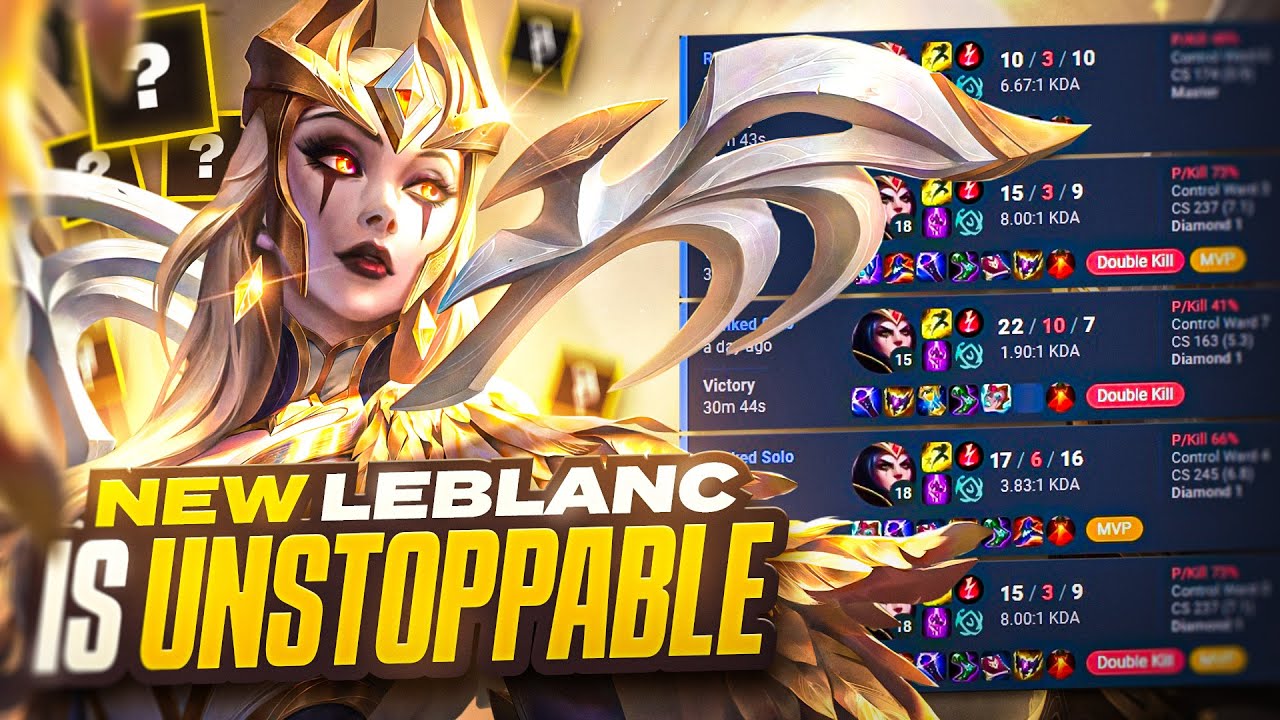 Leblanc is finally S tier!! Abuse this NEW playstyle and build path! *Explained*