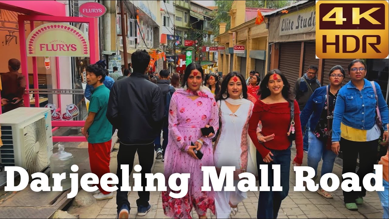 Darjeeling 🏔️ Mall Road 4K walking Tour | INDIA | Oct 2025