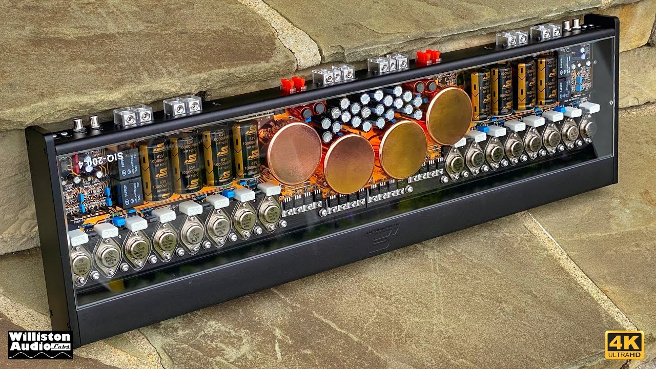 Stereo Integrity's Beautiful 200x4 SIQ-200.4 Class A/B Sound Quality Amplifier Tested [4K]