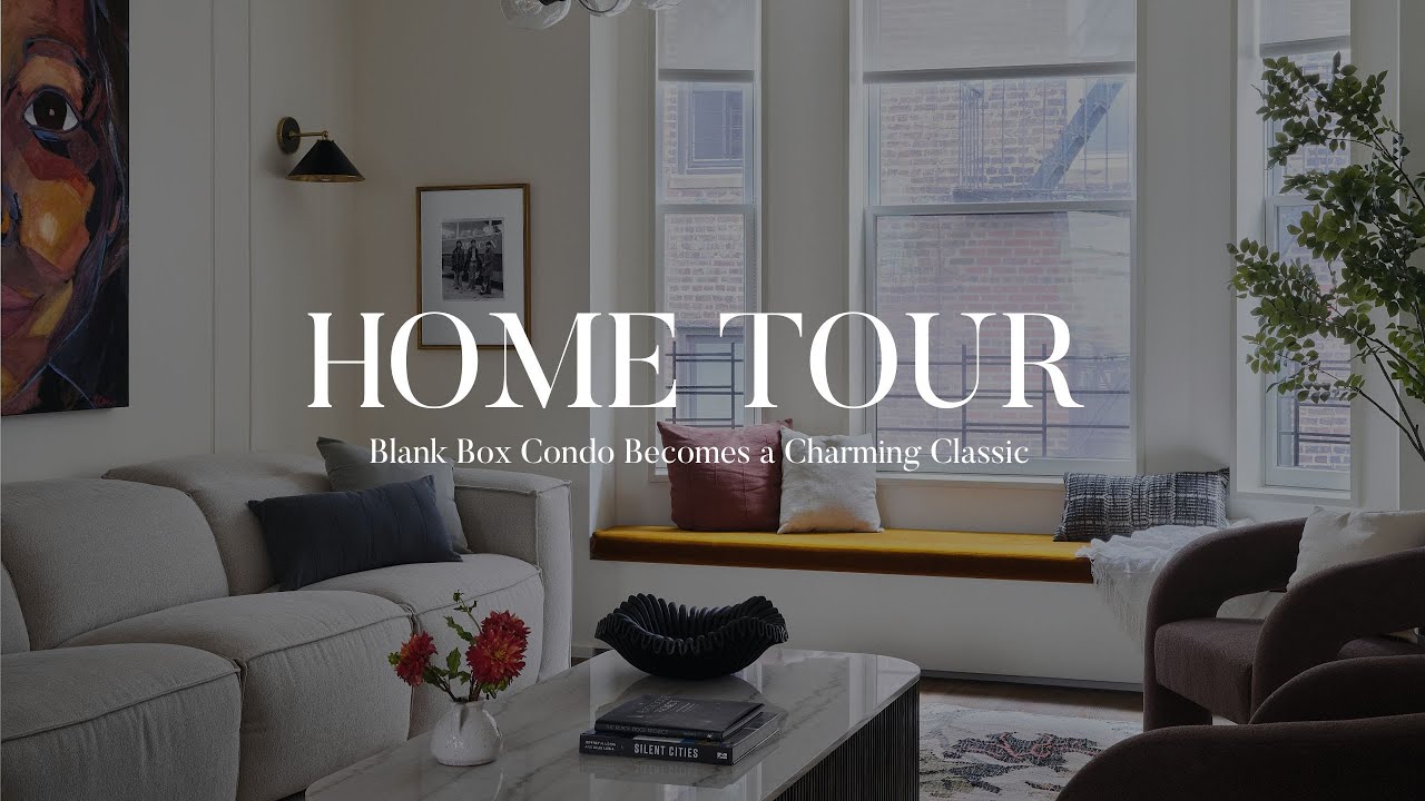 Home Tour |  Blank Box Condo Becomes a Charming Classic