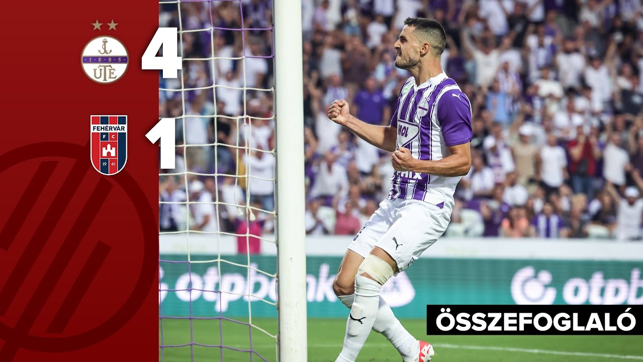 NB I: Újpest–Fehérvár 4–1 | összefoglaló