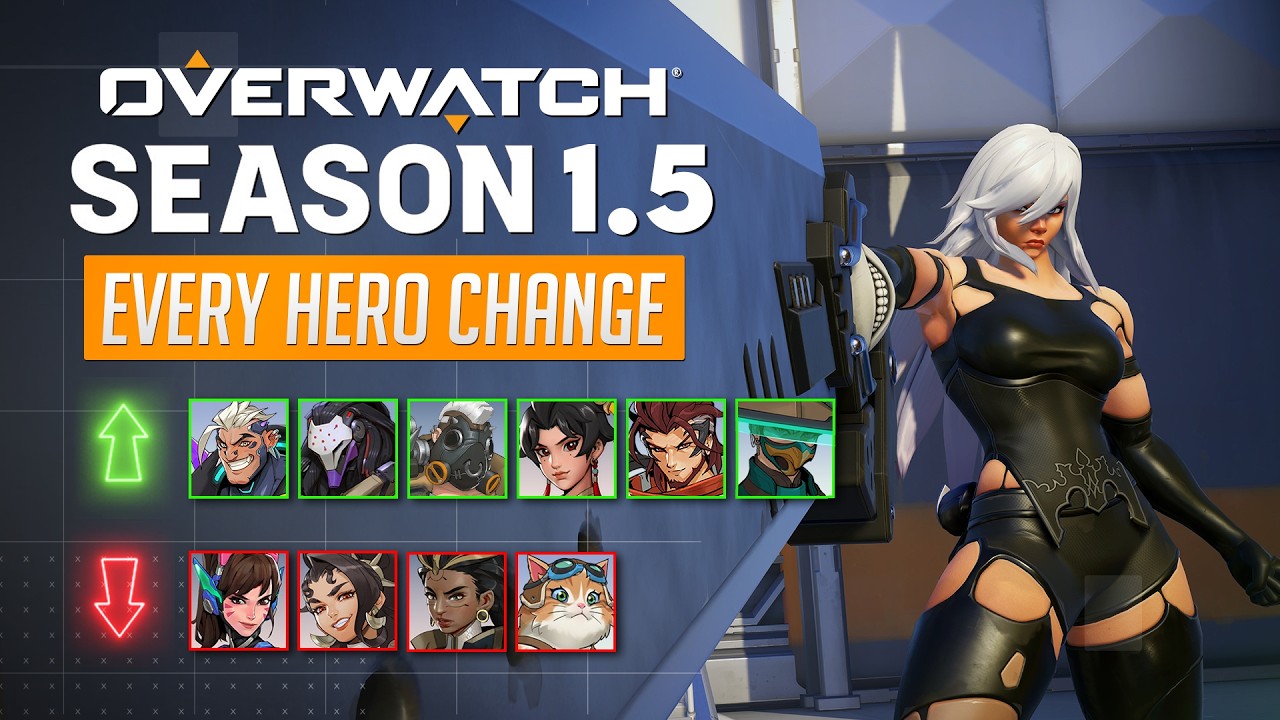 Jetpack Cat's perks have been REWORKED! | Overwatch Mid-Season 1.5 Patch