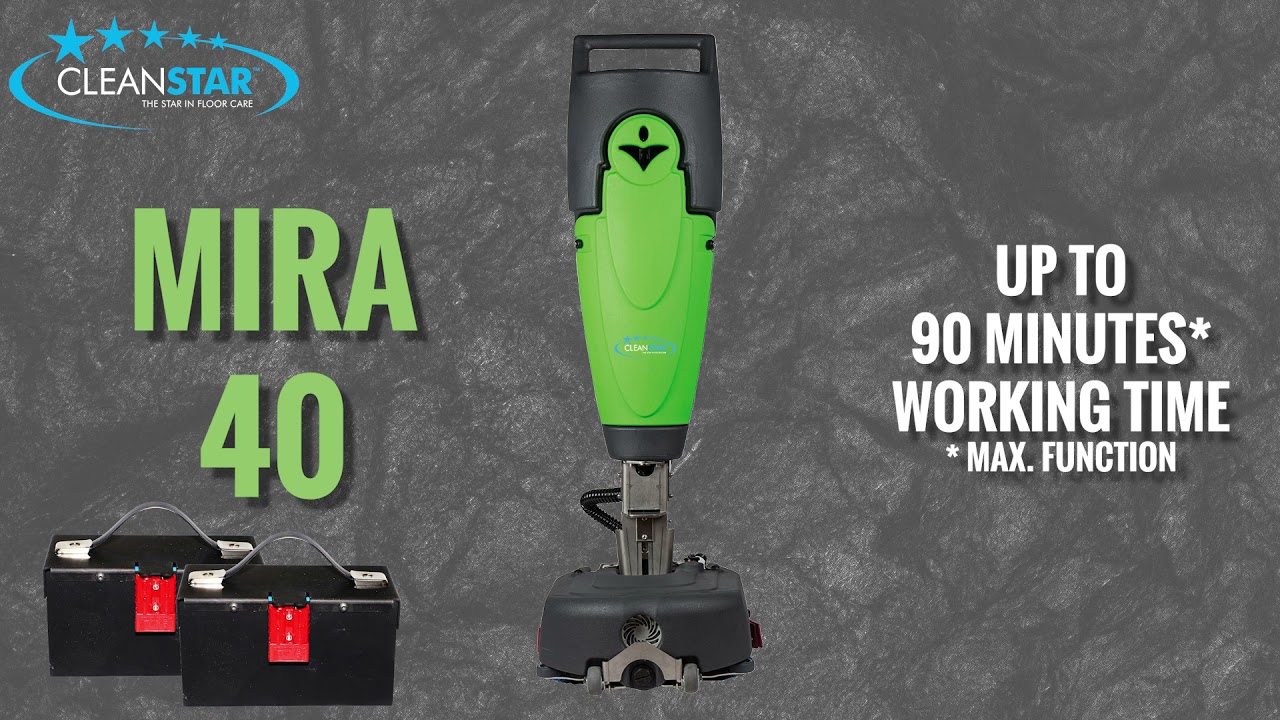 SHORT VIDEO | Cleanstar MIRA 40 Battery Powered Multifunctional Auto Floor Scrubber Dryer