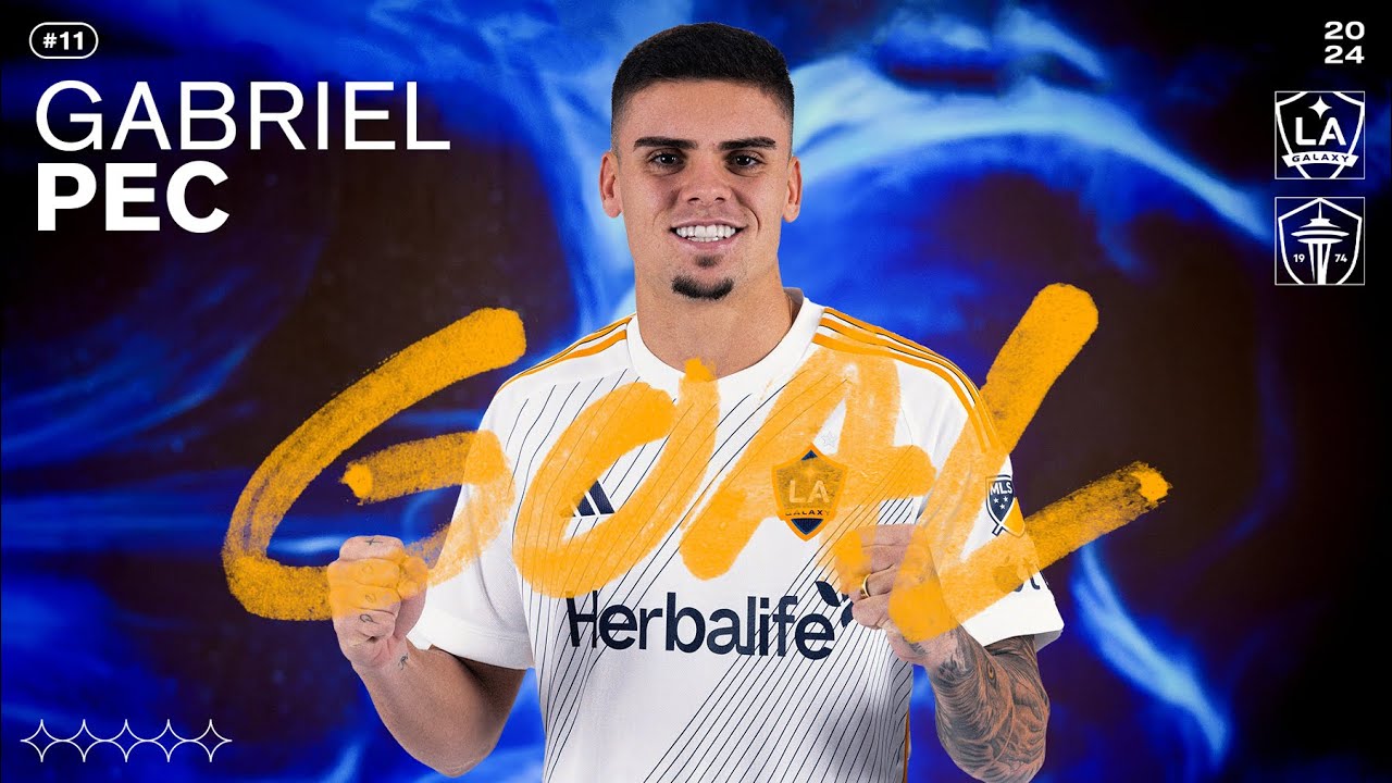 GOAL: Gabriel Pec Scores His First LA Galaxy Goal at Home